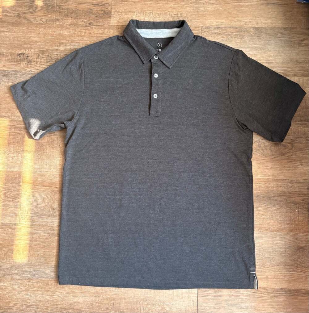 Free Fly Large Men's Bamboo Blend Performance Short Sleeve Polo Shirt - Picture 2 of 9